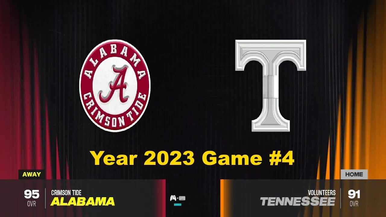 CFB 24 Alabama Crimson Tide Vs Tennessee Volunteers Year 2023