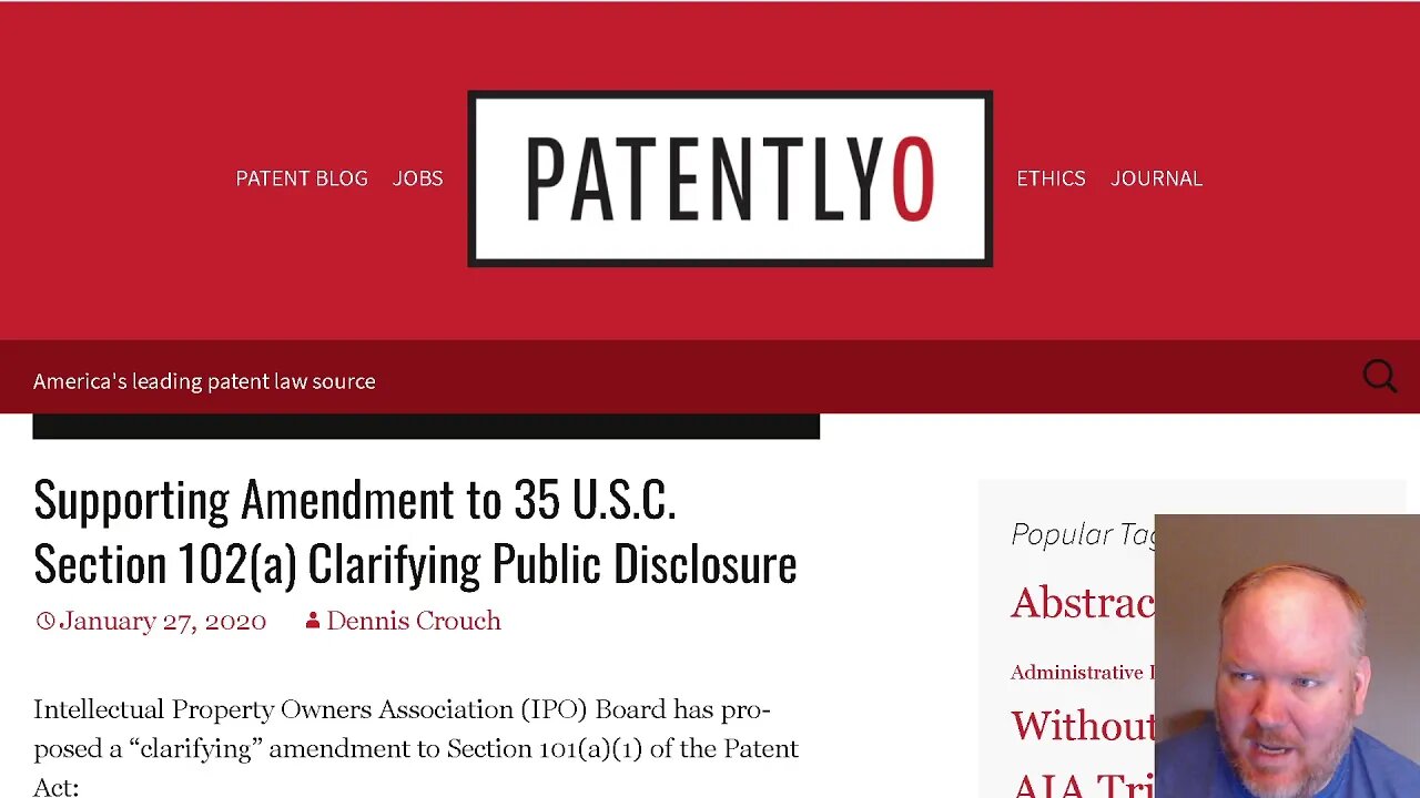 IPO wants to redefine the patent "on sale" bar :(