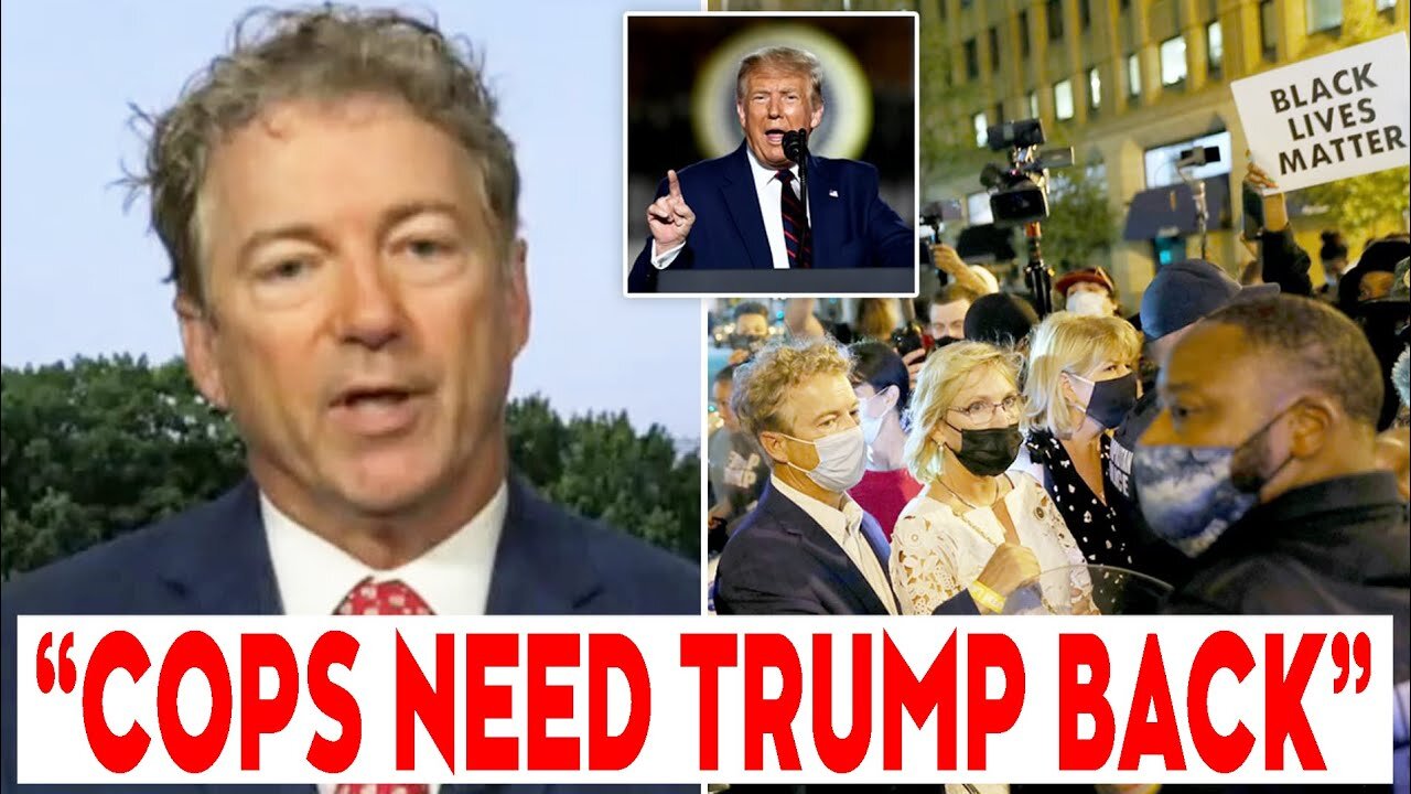 'BIDEN WANTS NO C.OPS' RAND PAUL GETS UP AND HUMILIATES BIDEN'S CORRUPTION WITH B.LM - TRUMP NEWS