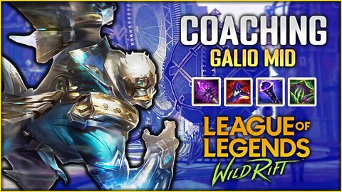 Justice from the [SKY] - Wild Rift Coaching - Galio Mid