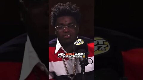 Kodak Black walks out mid interview🤯🤣