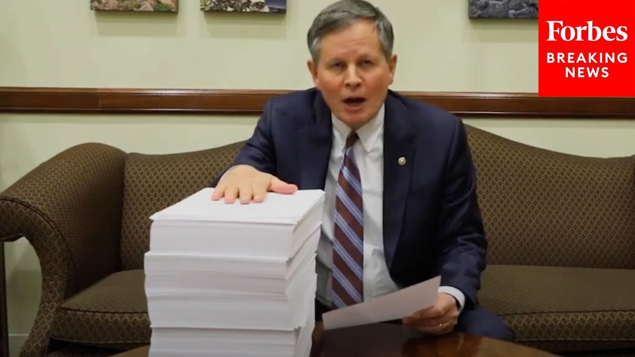 'Let Me Give You A Few Examples...': Steve Daines Explains Why He Voted Against Omnibus Bill