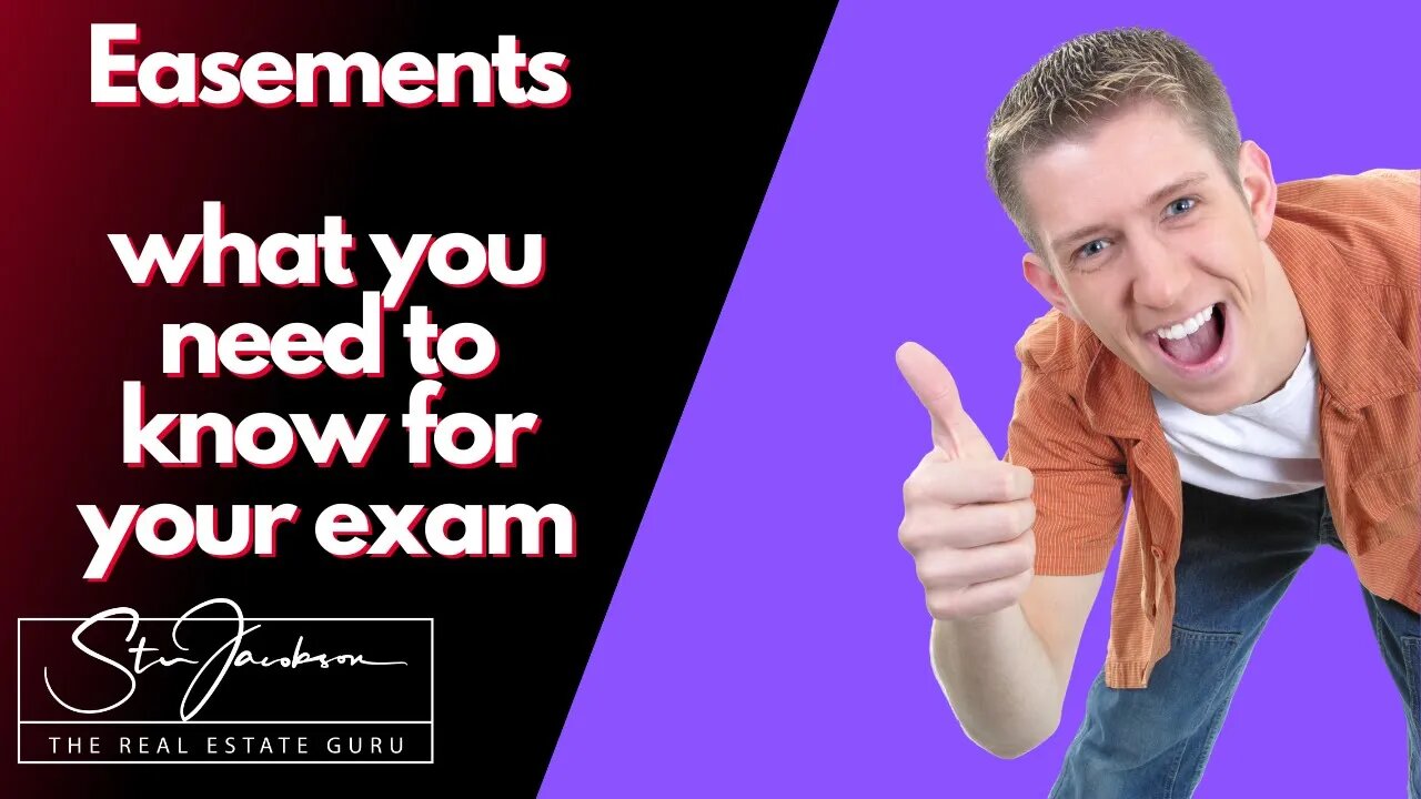 Easements, what you need to know -- Daily real estate practice exam question