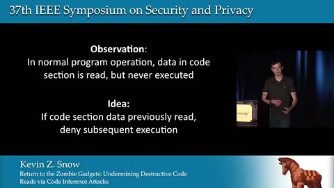 Return to the Zombie Gadgets Undermining Destructive Code Reads via Code Inference Attacks