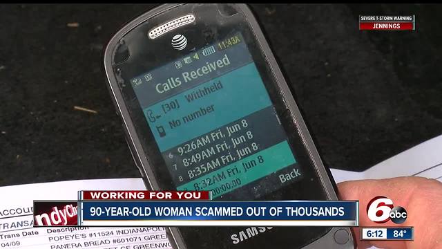 90-year-old woman loses thousands of dollars in lottery phone scam