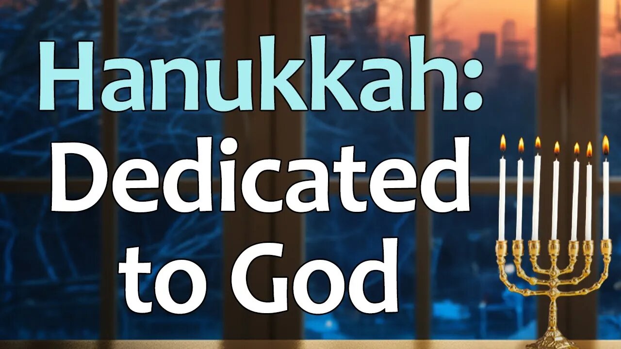 The History of Hanukkah: God's Desire For Dedication