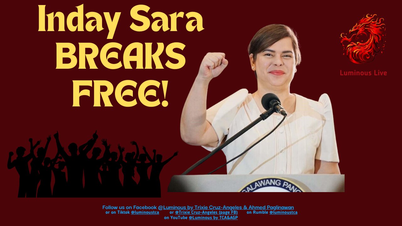 Inday Sara breaks FREE