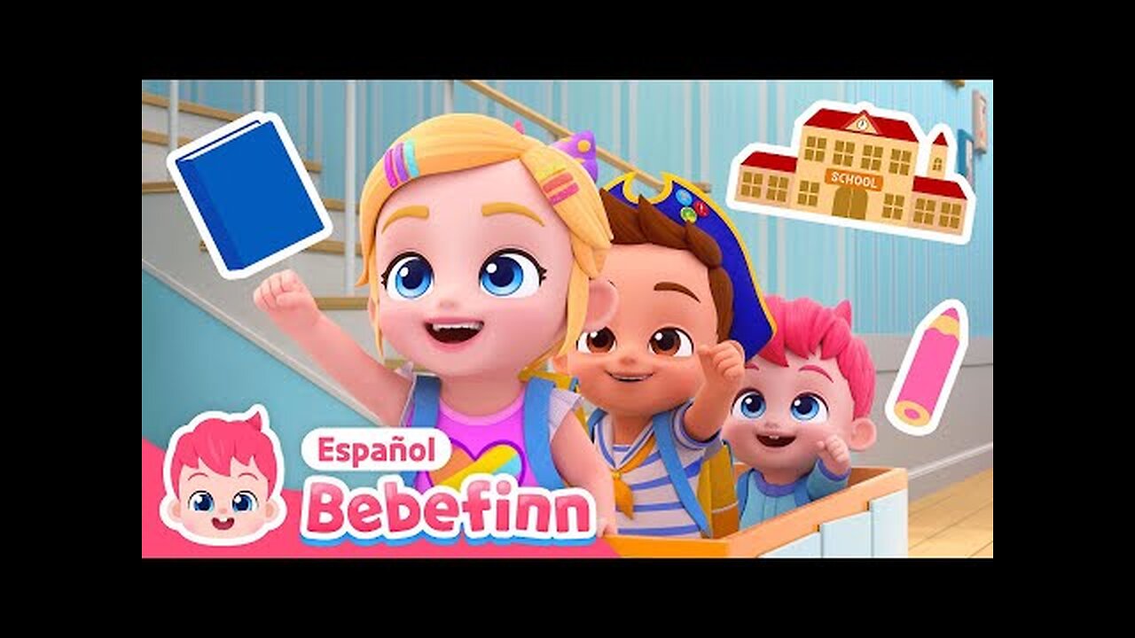 Así Vamos a la Escuela🏫 | Canciones Infantiles | Bebefinn en español