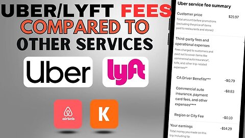 How Are Uber And Lyft Fees Compared To Other Services Like Airbnb And Kayak