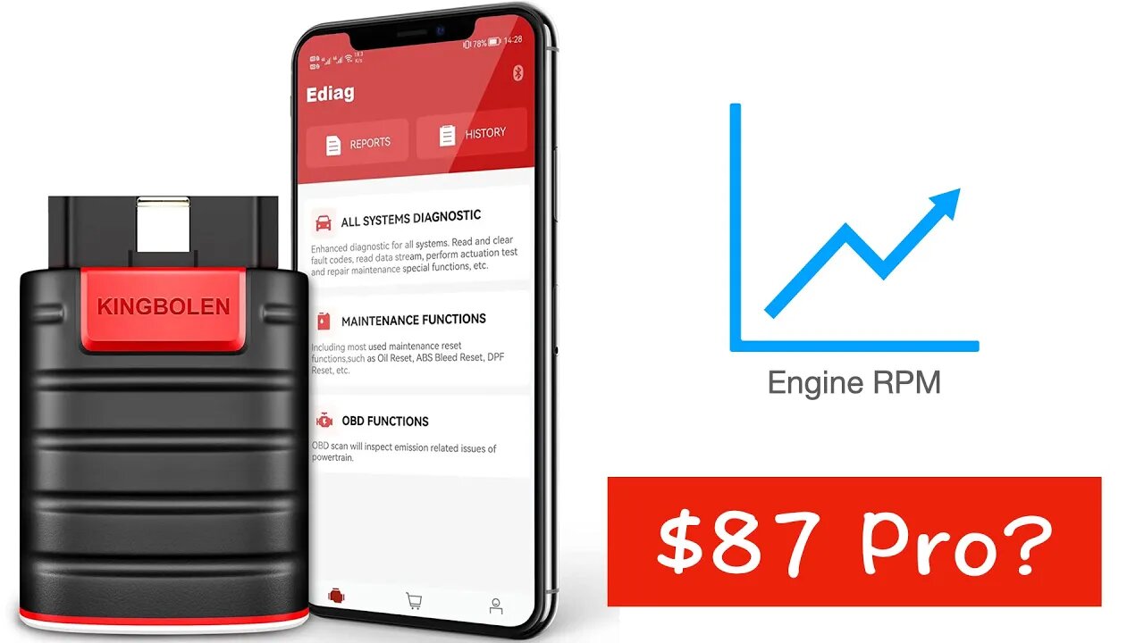 $87 OBDII Scanner with professional features. Worth it?