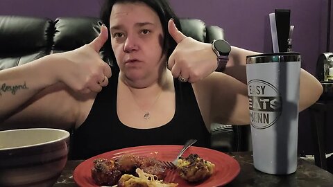 Leftover Korean style Chicken and cream pasta 🍗🍗🍗🍝🍝🍝 Asmr