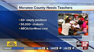 Manatee County School District still needs teachers for 2019-2020 school year