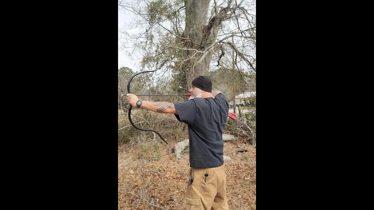 Speed Shooting w/ Odinson Archery 25 lb Bow