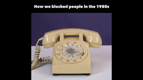 Blocking people in the 80s [GMG Originals]