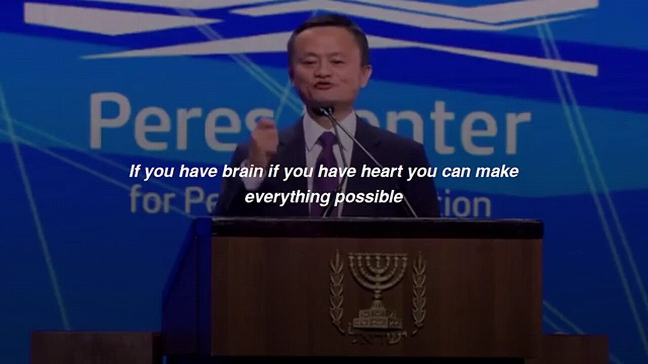 Inspiring speech by Jack Ma