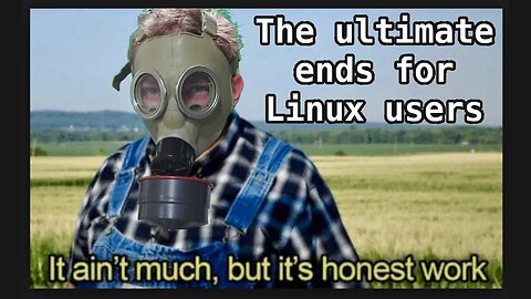 Linux is not just the software you use, It is a means to an ends