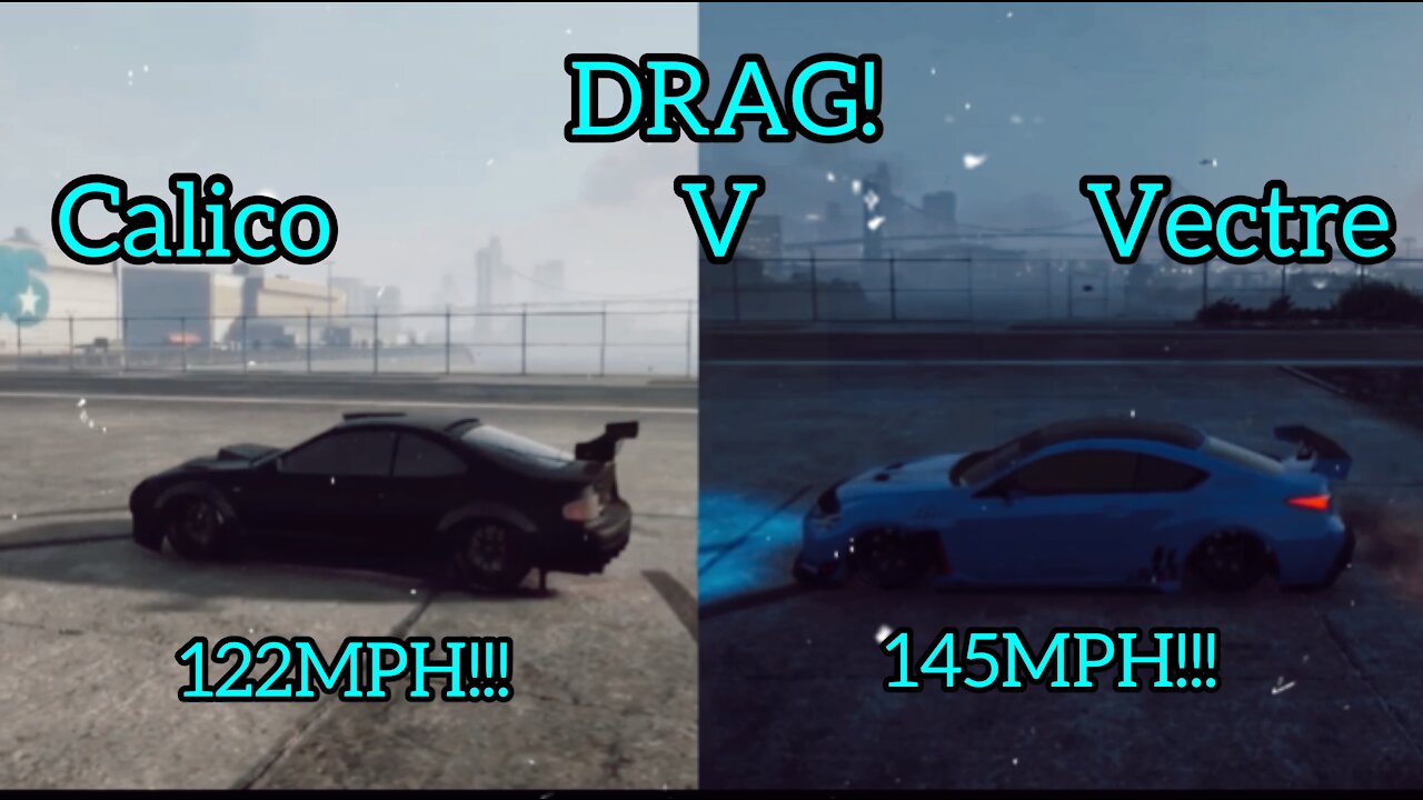 Drag Race! Calico GTF v Vectre GTA Online Los Santos Tuners