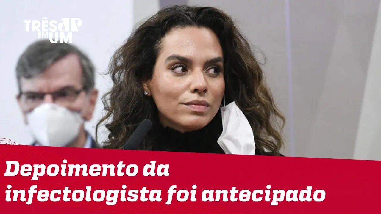 Luana Araújo manifesta-se contra tratamento precoce na CPI da Covid