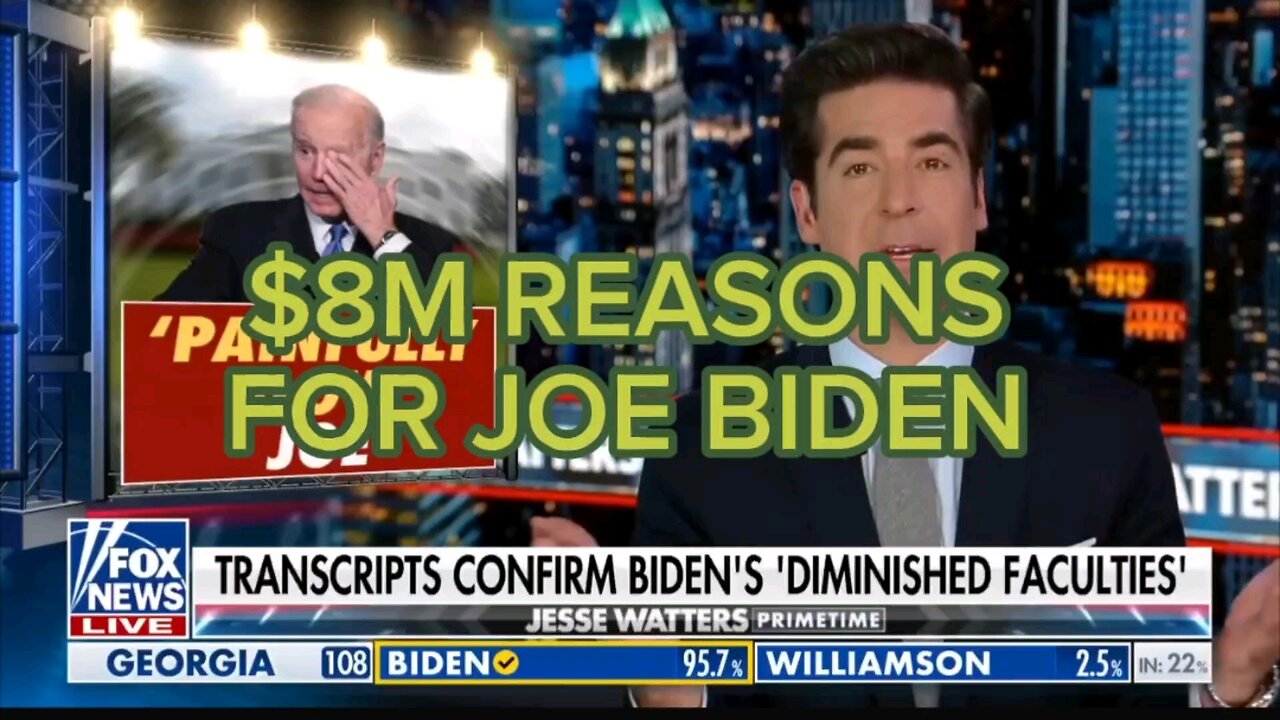 $8 MILLION REASONS FOR JOE