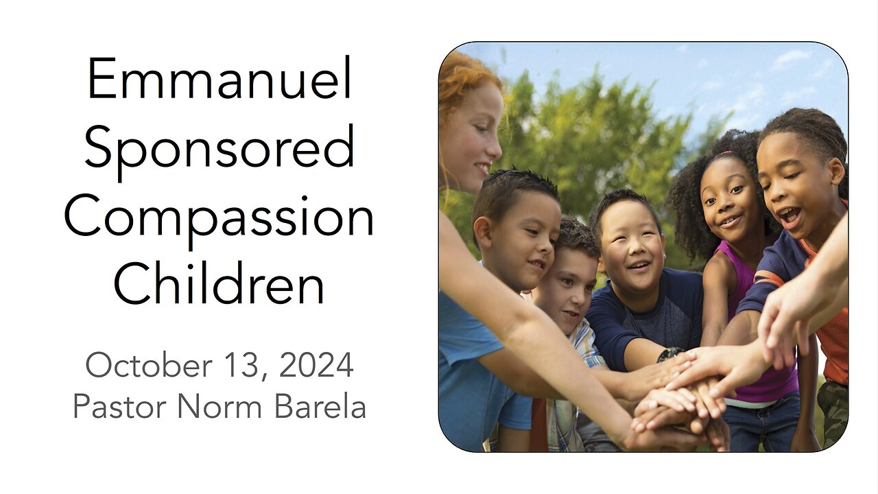 Emmanuel Sponsored Compassion Children