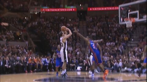 Manu Ginobili 16 Points 6 Ast Vs. Knicks, 2010-11.