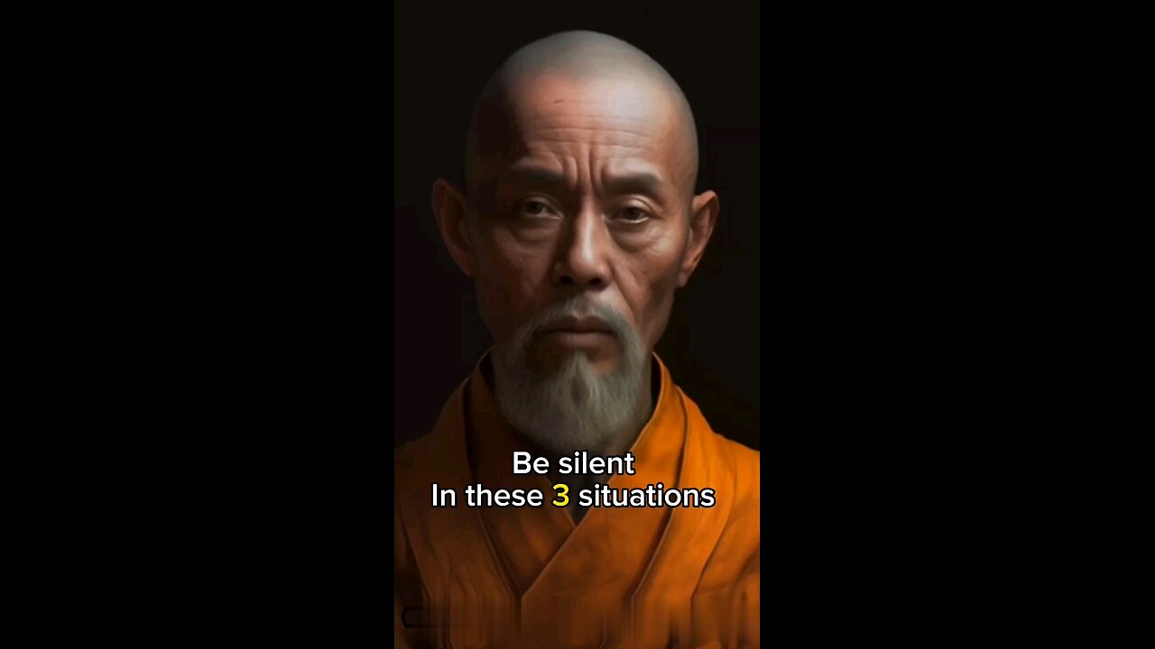 Be Silent In 3 Situation