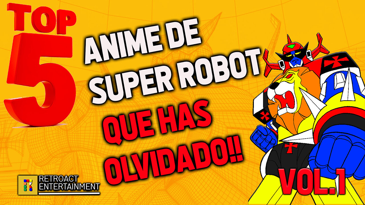 TOP5 ANIME DE SUPER ROBOTS OLVIDADO