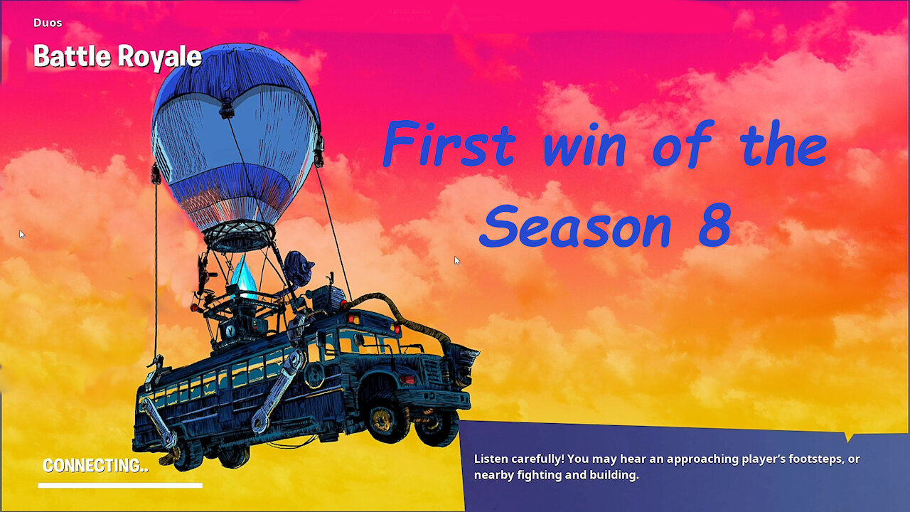 First win of the Season 8