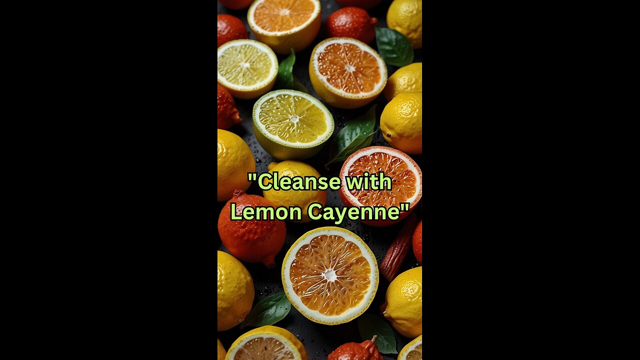 "Lemon and Cayenne Pepper Detox: Cleanse Your Body"