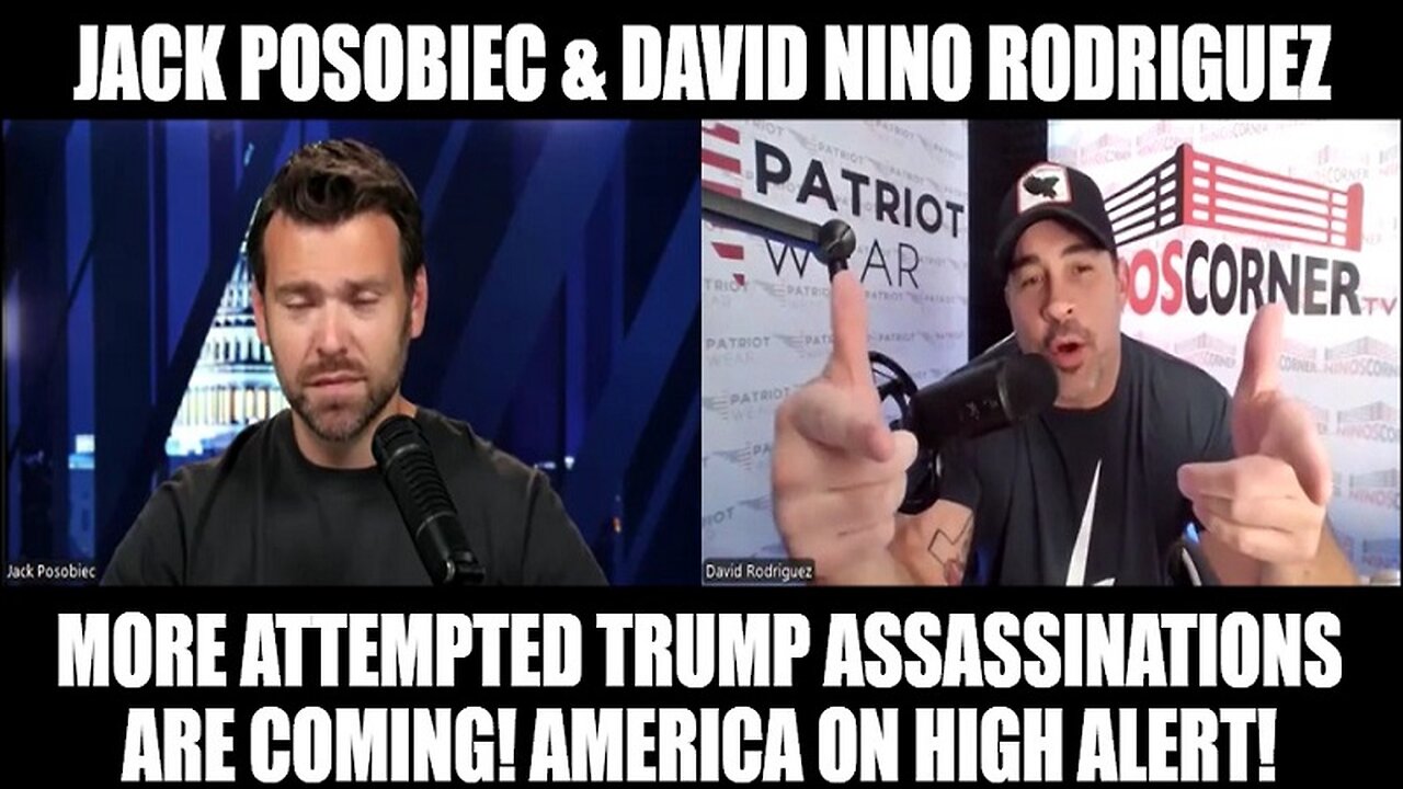 David Rodriguez 10/23/24: More Attempted Trump Assassinations Are Coming! America On High Alert!