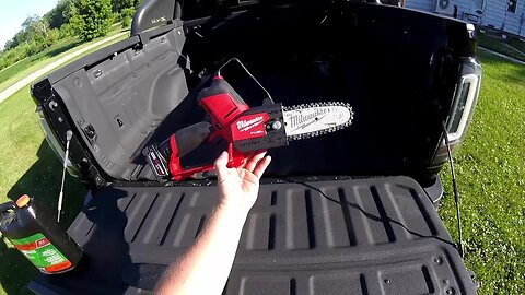 Testing Out The Milwaukee M12 Hatchet, Mini Chainsaw!