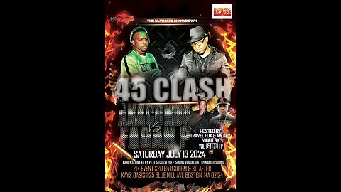 45 Clash inna Boston; July 13, 2024.