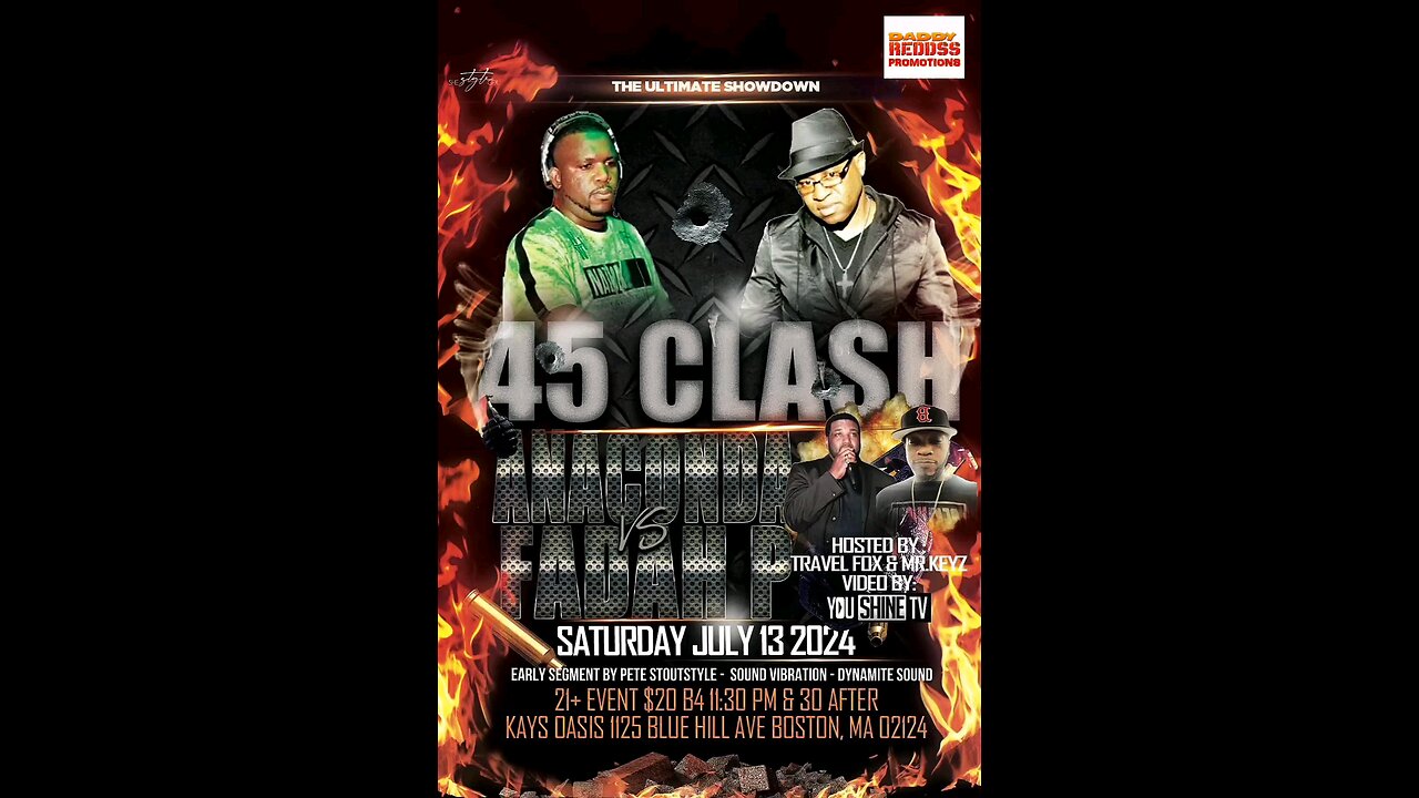 45 Clash inna Boston; July 13, 2024.