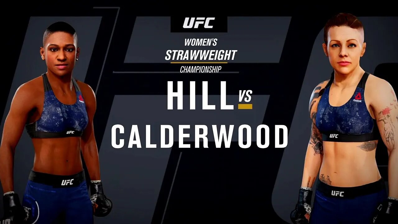 EA Sports UFC 3 Gameplay Joanne Calderwood vs Angela Hill