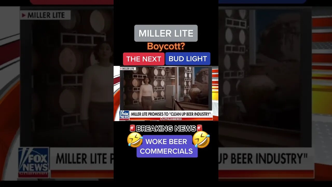 Miller lights woke commerical boycott #budlight #millerlite #beerindustry