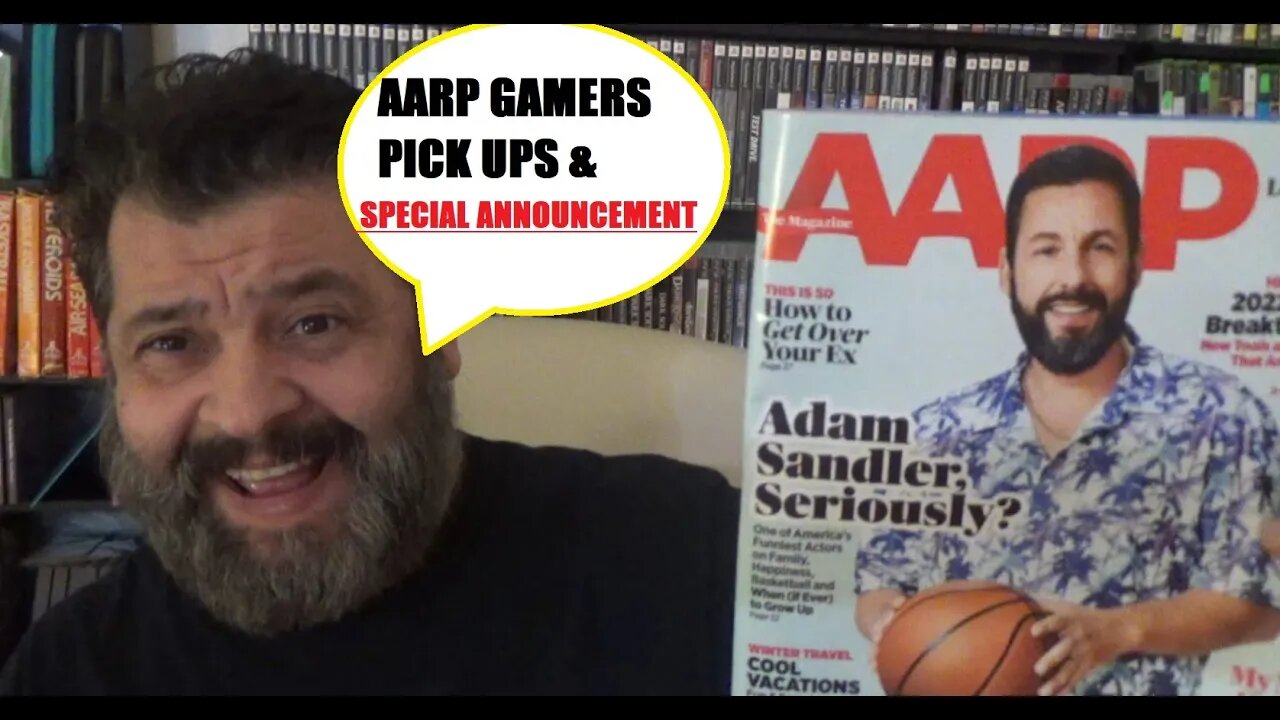 AARP GAMERS AND A SPECIAL ANNOUNCEMENT