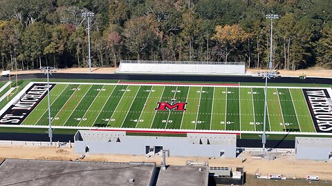 New Warrior Football Stadium and Track at St. Michael High School, Baton Rouge from DJI Air 3