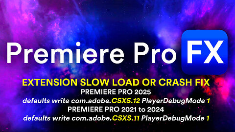 How to Fix Adobe Extension Loading Issues: CSXS PlayerDebugMode for Premiere Pro 2025!