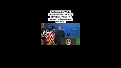 Joe Bidens message to the hostages