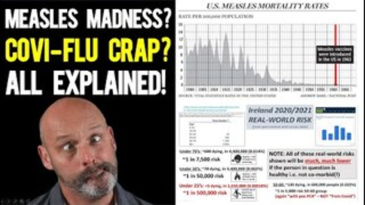 Measles Madness and CoviFlu Revalations - and an ANNOUNCEMENT!