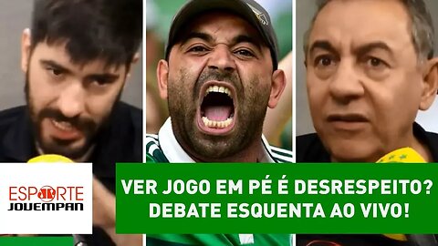 Ver jogo em pé é desrespeito? Debate ESQUENTA AO VIVO!