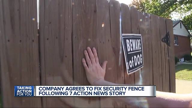 Company agrees to fix security fence following 7 Action News story