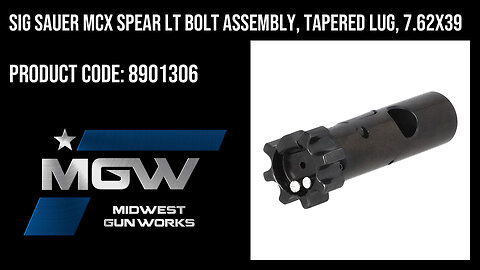 Sig Sauer MCX Spear LT Bolt Assembly, Tapered Lug, 7.62x39 - 8901306