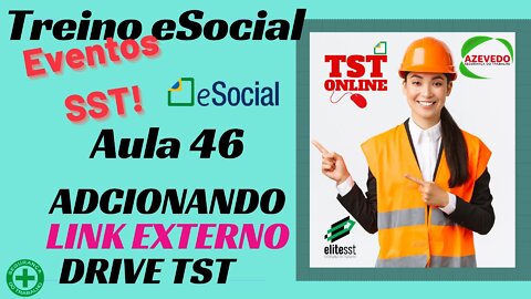 Aula 46 Adicionando LINK EXTERNO ao DRIVE eSocial l TSTONLINE Sistemas