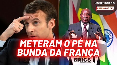 França fica de fora da lista de países na cúpula dos BRICS | Momentos do Resumo do Dia