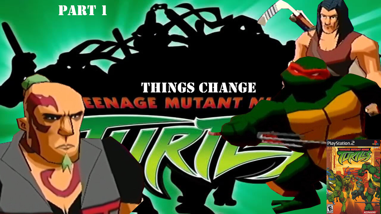 TMNT 2003 | Raph Stage 1 | Things Change | Playthrough | PS2 Gameplay