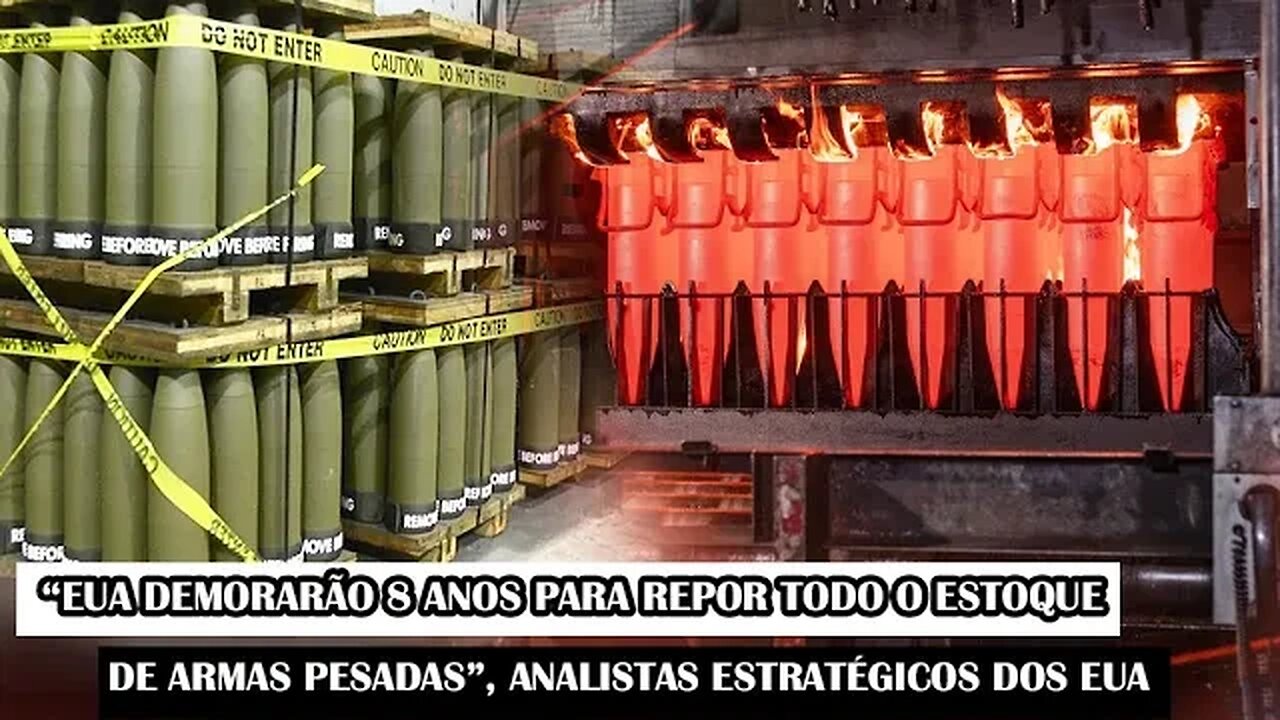 “EUA Demorarão 8 Anos Para Repor Todo O Estoque De Armas Pesadas”, Analistas Estratégicos Dos EUA