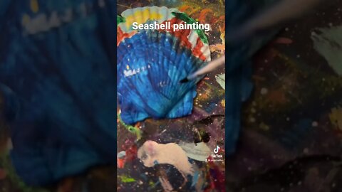 Seashell painting