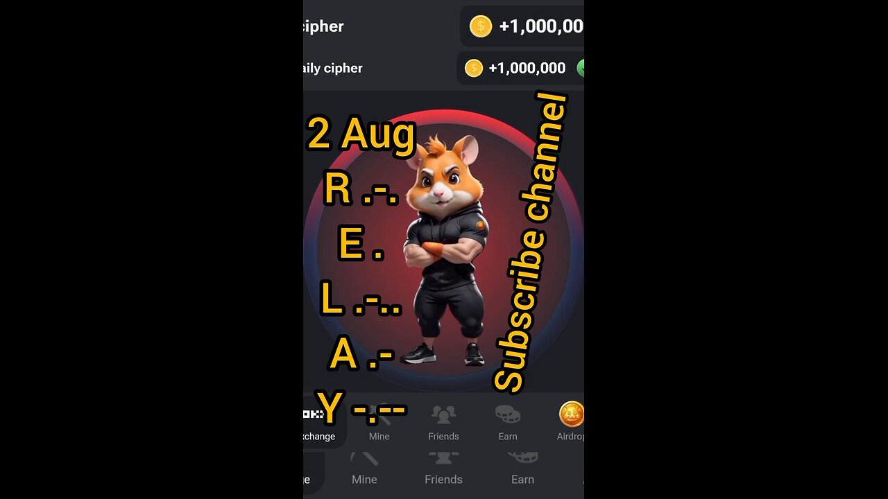 hamster kombat daily cipher 🤗 #viral #trending #support