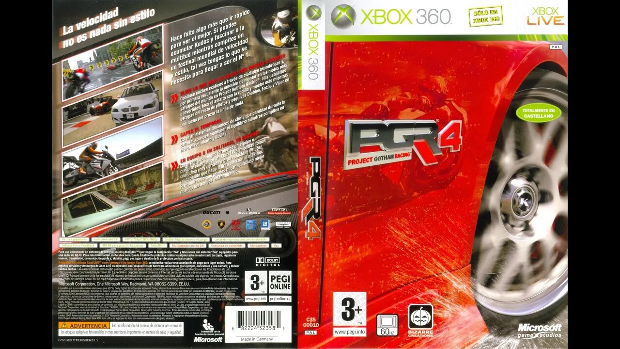 Project Gotham Racing 4 - Direto do XBOX 360